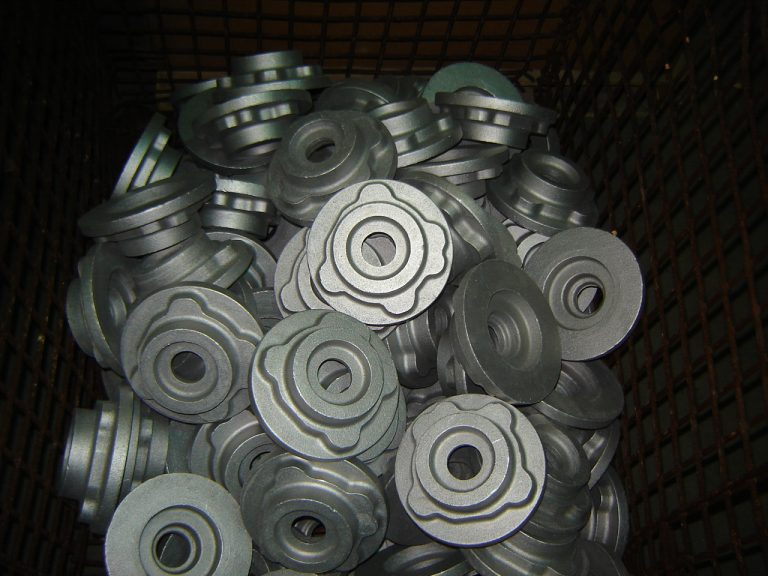 Pile of Multiple A356 Aluminum Hub Castings