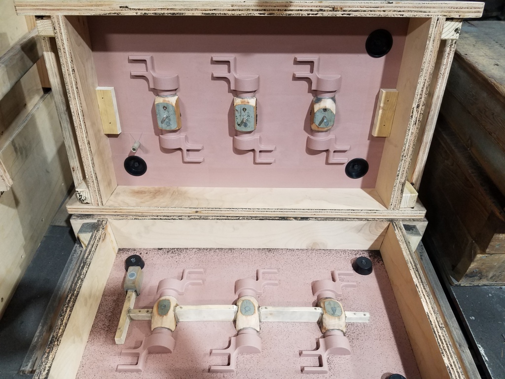 inside view of a pattern equipment machine